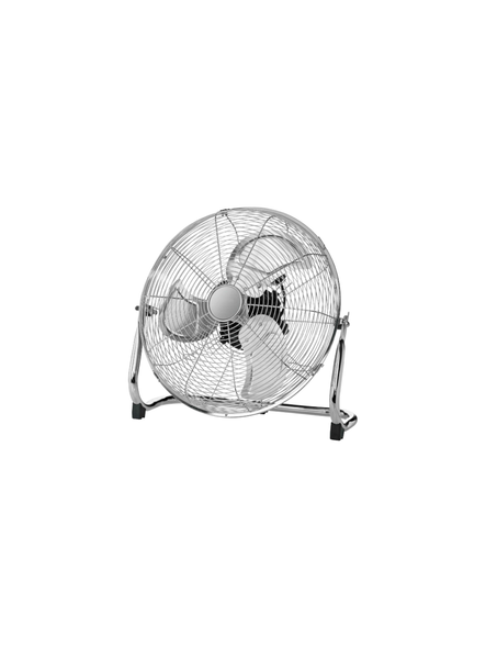 18 inch chrome high velocity floor fan with tilt adjustable head and 3-speed control